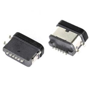 Mid mount USB Type-C 6P IPX7 Waterproof Connector  KLS1-PUB-013